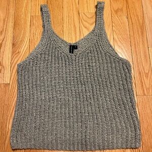 Knit green women’s tank top